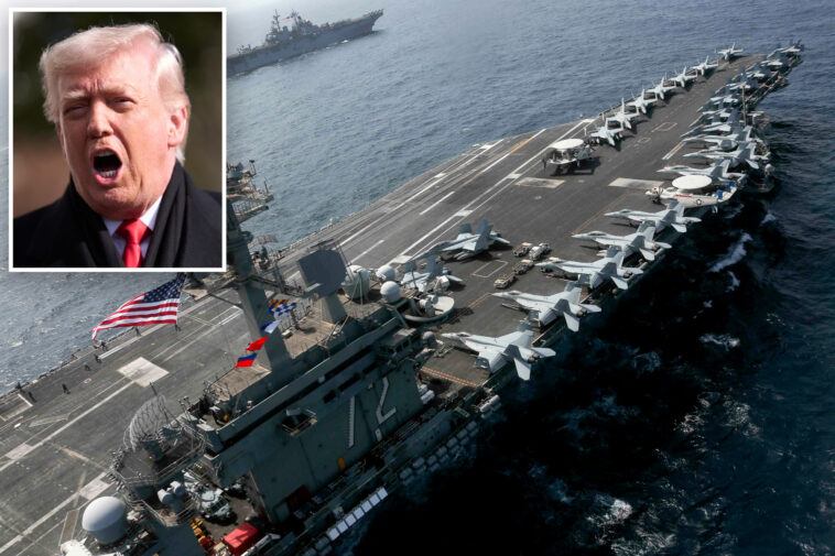 trump’s-‘big-armada’-with-aircraft-carrier-abe-lincoln-arrives-near-iran-—-as-he-warns-tehran-to-cut-deal