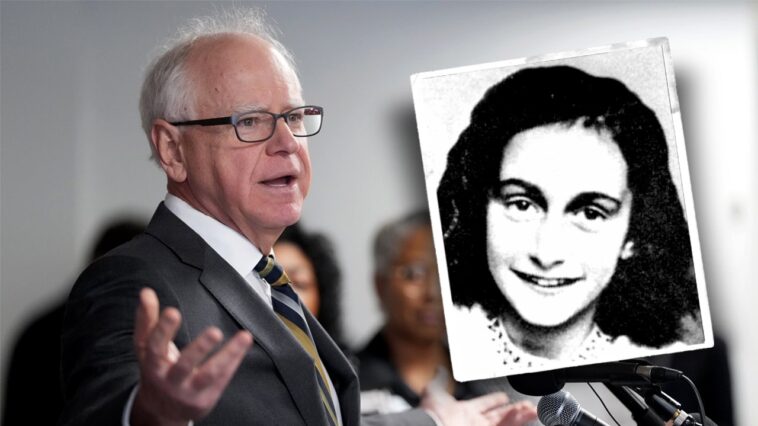 former-dhs-official-calls-walz’s-comparison-of-immigrant-children-to-anne-frank-‘disgusting,’-inflammatory