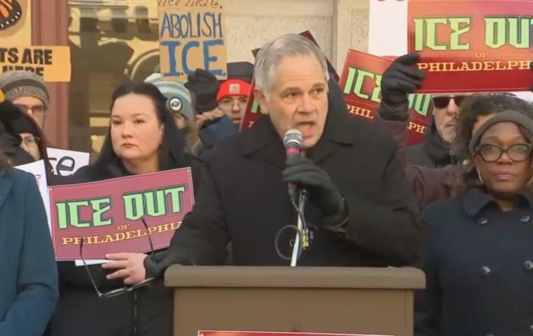 “we-will-find-you”:-democrat-philadelphia-district-attorney-larry-krasner-vows-to-hunt-down-ice-agents-for-decades-like-nazis-were-hunted