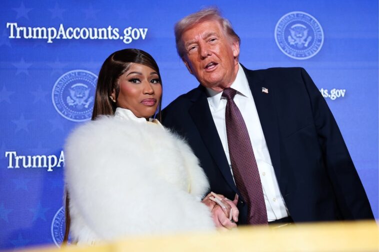 nicki-minaj-says-she’s-the-president’s-‘number-one-fan’-at-trump-accounts-summit