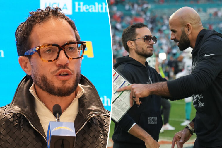 chargers’-oc-mike-mcdaniel’s-nfl-coaching-carousel,-could-robert-saleh-be-the-blueprint?