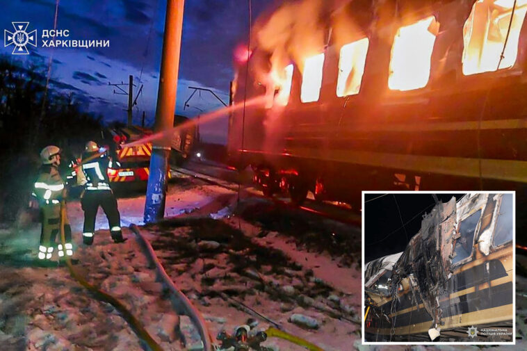 5-killed-in-ukraine-after-russian-drone-hits-passenger-train