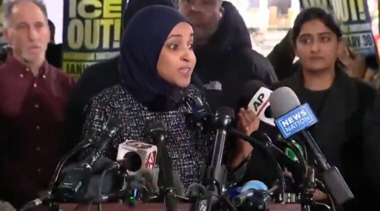ilhan-omar-blames-president-trump-for-liquid-‘attack’-in-unhinged-rant-(video)