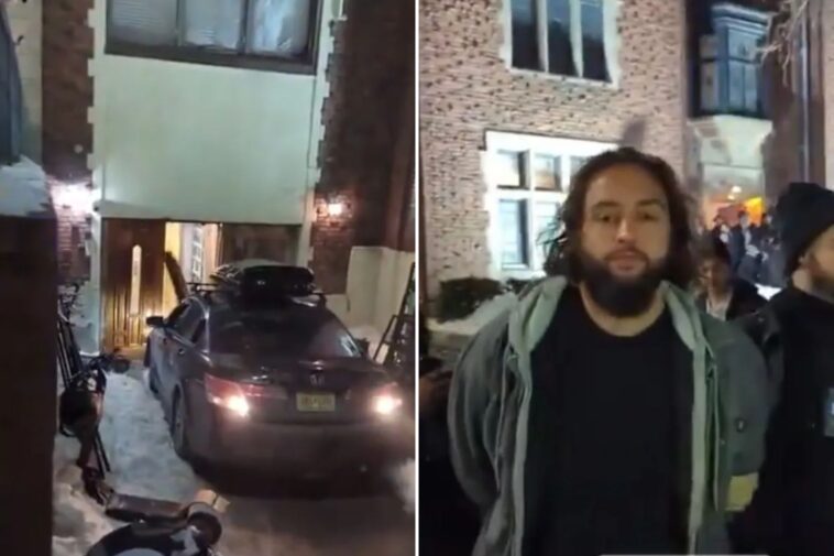 car-repeatedly-rams-into-entrance-of-nyc-synagogue,-driver-arrested,-harrowing-video-shows
