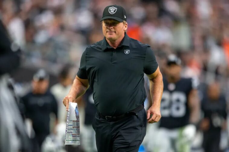 jon-gruden-refutes-report-that-jets-reached-out-to-him-to-join-aaron-glenn’s-staff