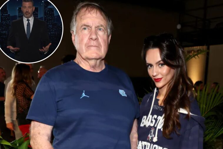 jimmy-kimmel-mocks-bill-belichick-and-jordon-hudson-after-hall-of-fame-snub