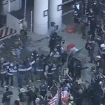 anti-ice-rioters-clash-with-federal-agents-and-local-police,-set-dumpster-ablaze-outside-los-angeles-ice-facility-(videos)