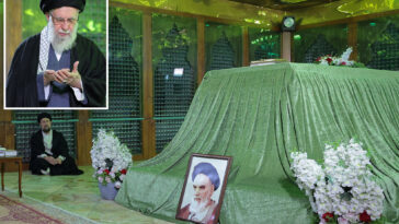 ayatollah-reemerges-from-secret-bunker-to-celebrate-iranian-revolution-anniversary-—-while-deadly-explosions-wallop-iran