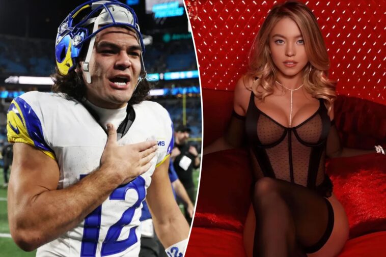 rams’-puka-nacua-shoots-‘skydiving’-shot-with-sydney-sweeney