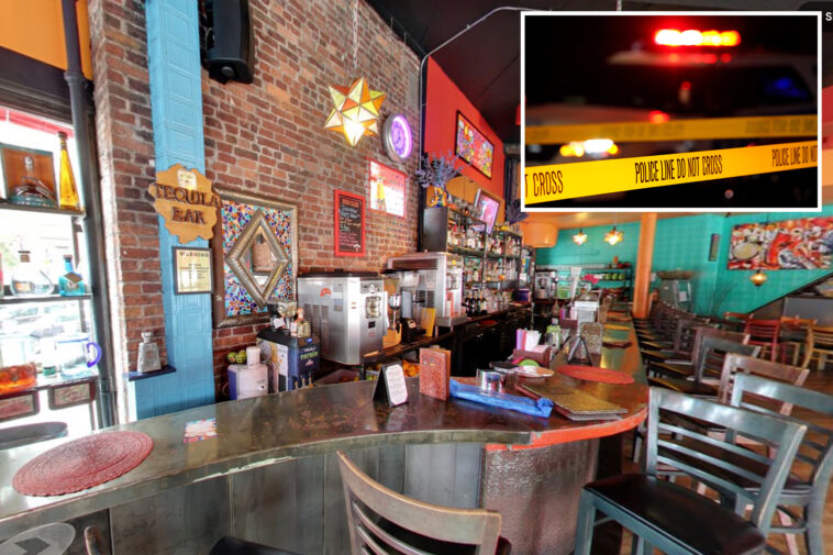 unhinged-woman-storms-nyc-restaurant,-whacks-diner-with-glass-bottle-before-socking-four-others-in-random-attack