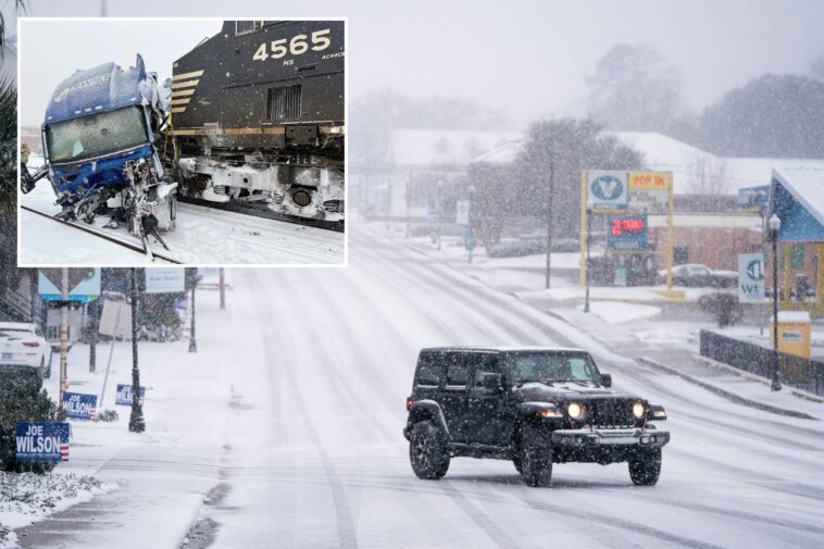 nor’easter-slams-carolinas,-virginia-with-snow-as-blizzard-conditions,-vicious-winds-loom-as-storm-intensifies