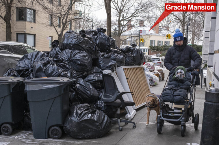 mayor-mamdani’s-gracie-mansion-noticeably-trash-free-as-ues-neighbors-drown-in-8-foot-piles-of-garbage