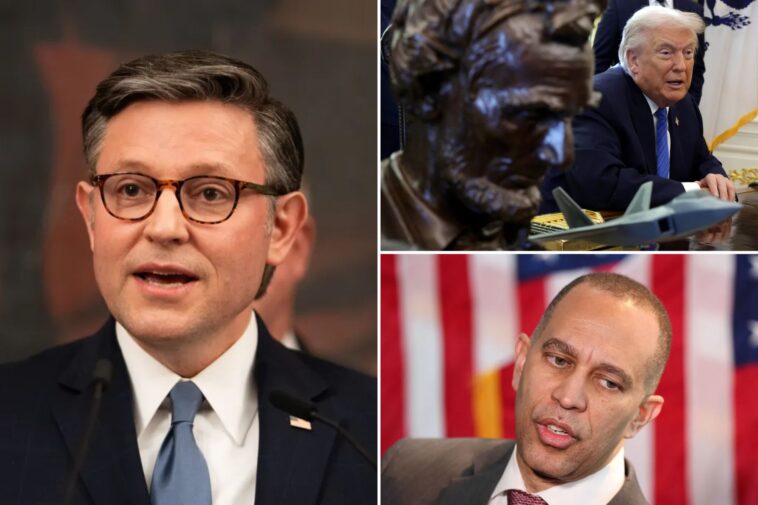 mike-johnson-‘confident’-gov’t-shutdown-will-end-tuesday-–-as-he-shoots-down-dem-demands