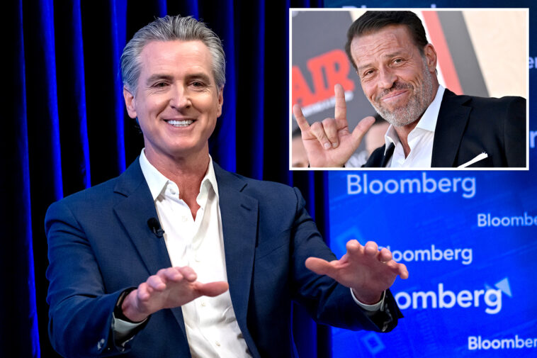 gavin-newsom-is-a-tony-robbins-superfan-–-and-credits-self-help-guru-for -‘confidence-and-authority’