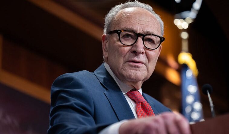 schumer-warns-shutdown-will-continue-if-major-proposal-is-added-to-funding-package