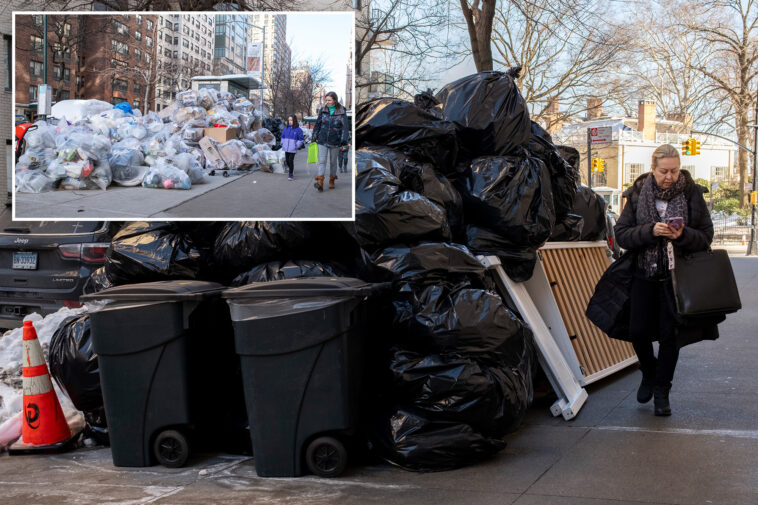 nyc-trash-mountains-pile-up-–-including-around-gracie-mansion-–-as-garbage-collection-delayed-after-snowstorm