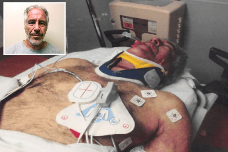 newly-released-ghoulish-pics-show-jeffrey-epstein’s-body-as-emts-performed-cpr-after-prison-suicide