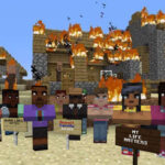 minecraft-introduces-peaceful-protesters-and-oh-no-they’ve-burned-down-the-village
