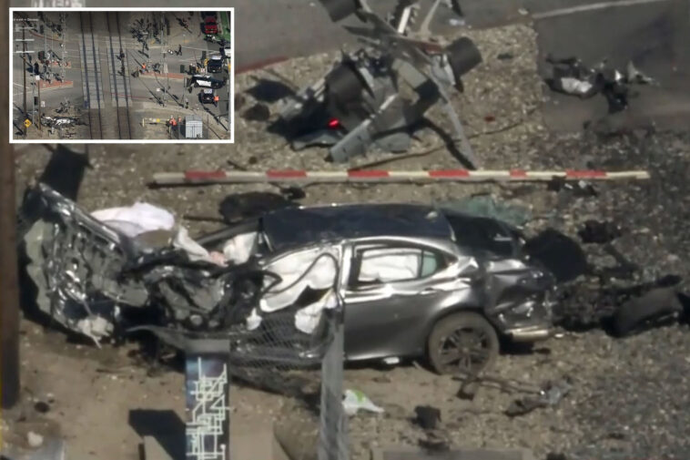 metrolink-train-slams-into-car-in-los-angeles,-killing-1
