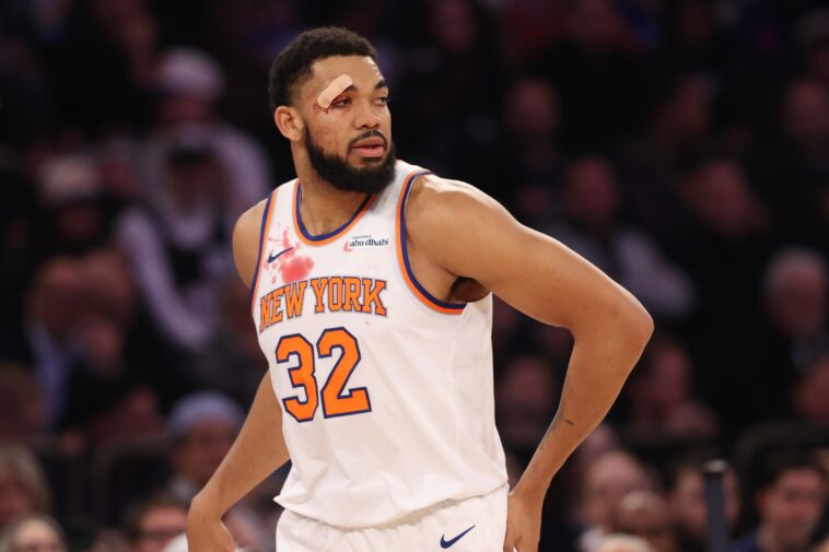 karl-anthony-towns-suffers-nasty-cut-to-right-eye-after-collision-in-bloody-scene