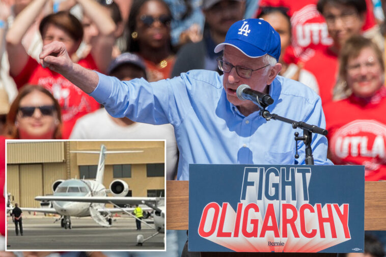 bernie-sanders-spent-over-$550k-in-2025-campaign-funds-on-private-jets,-filings-show