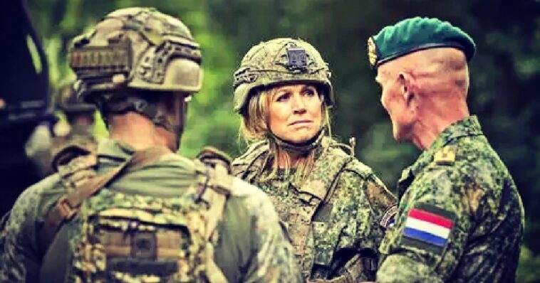 setting-the-example:-dutch-queen-maxima-is-training-as-a-reservist-in-the-netherlands-armed-forces-(video)
