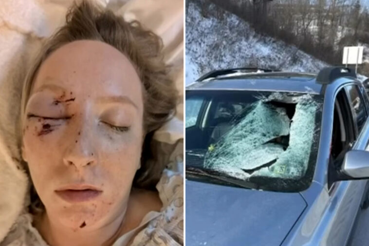 mom-brutally-injured-by-giant-slab-of-ice-that-smashed-through-windshield-on-busy-highway