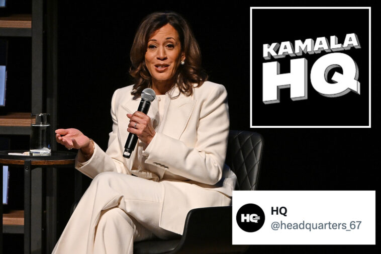 kamala-harris-activates-long-dormant-campaign-accounts-to-announce-‘headquarters’-rebrand:-‘i’ll-see-you-out-there’