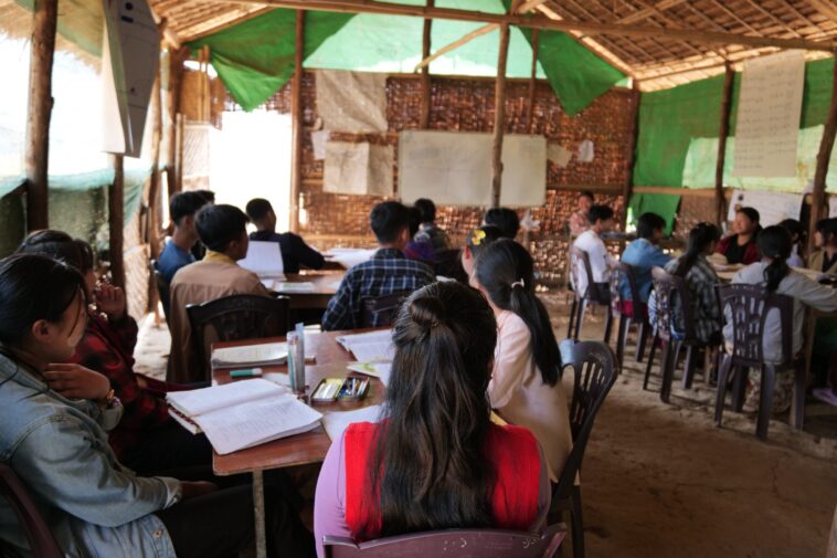 exclusive-report-from-burma:-how-bunkers-and-dispersed-classes-protect-children-in-a-war-zone