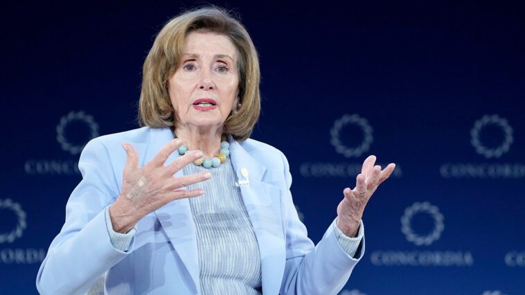 nancy-pelosi-swipes-at-trump,-accusing-him-of-crowning-himself-as-‘king’