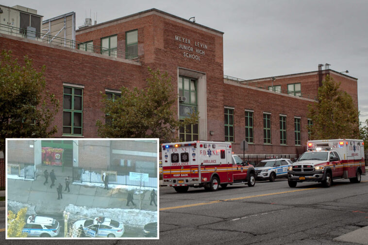 boy,-13,-allegedly-stabbed-nyc-school-safety-agent-who-tried-to-break-up-brawl:-cops