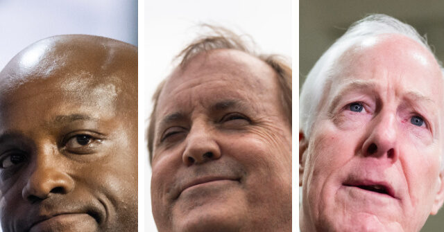 poll:-ken-paxton-leads-texas-republican-senate-primary-–-wesley-hunt,-john-cornyn-tied-for-second-place