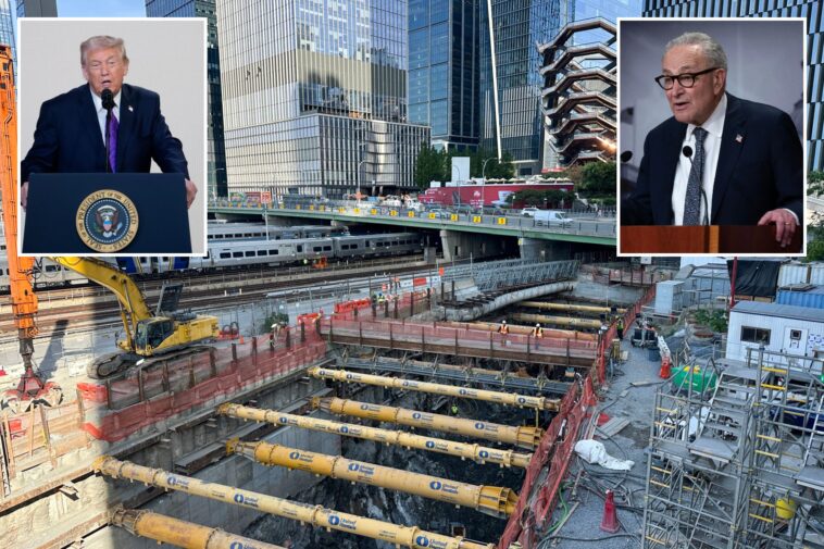 schumer-rejected-trump’s-offer-to-unfreeze-$16b-for-gateway-tunnel-in-exchange-for-renaming-penn-station-and-dulles-airport-after-him 