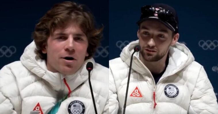 watch:-team-usa-freestyle-skiers-express-‘mixed-emotions’-and-‘heartbreak’-over-representing-america-because-of-ice-crackdowns