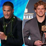 tetairoa-mcmillan-and-carson-schwesinger-win-nfl-rookie-of-the-year-awards,-proving-southern-california-still-runs-the-league