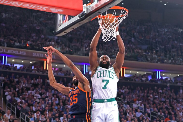 banged-up-knicks’-latest-showdown-with-jaylen-brown,-celtics-could-be-unlikely-playoff-preview