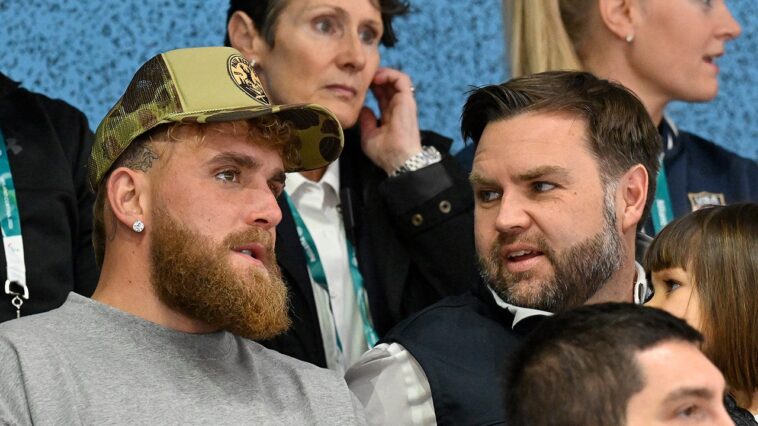 jake-paul-defends-ice-agents-after-watching-olympic-hockey-with-jd-vance,-rips-american-skier’s-comments