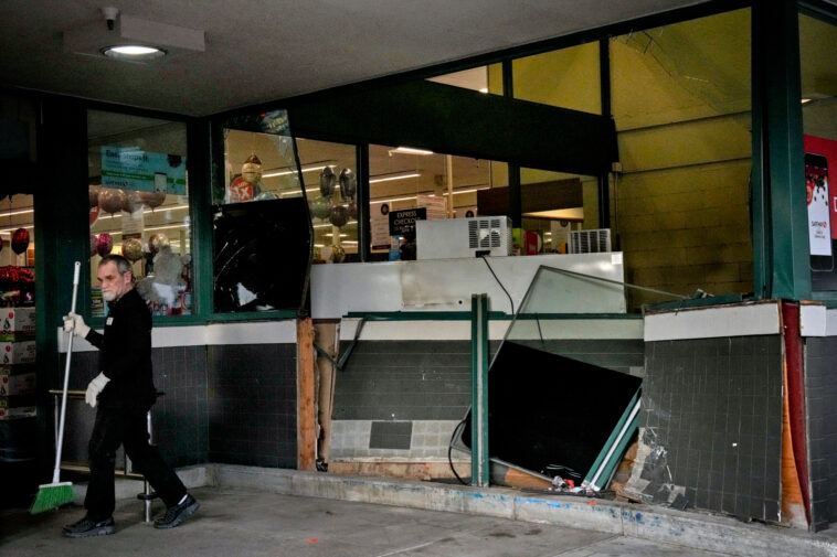 4-injured-after-man-plows-car-into-grocery-store-in-california
