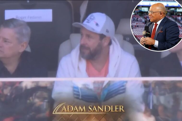 mike-tirico-calls-lifelong-jets-fan-adam-sandler-a-patriots-supporter-‘as-always’-in-super-bowl-2026-gaffe