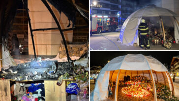 memorial-honoring-41-victims-of-swiss-new-year’s-eve-nightclub-fire-destroyed-in-early-morning-blaze