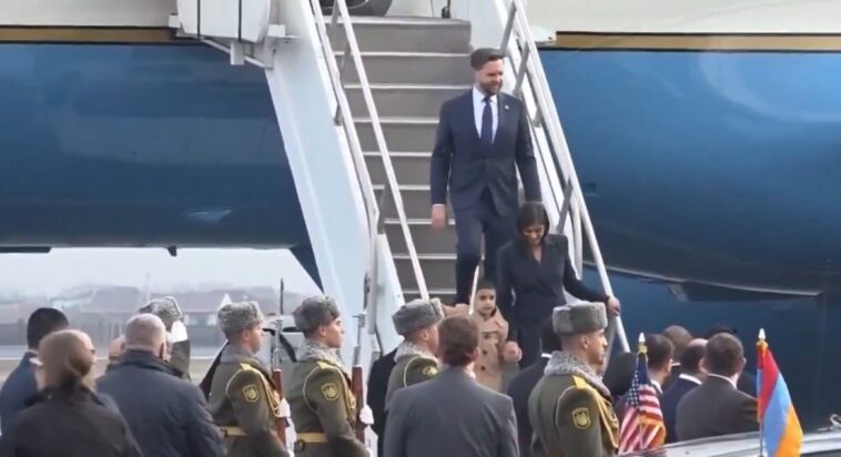 vance-arrives-in-armenia-–-first-ever-visit-to-country-by-sitting-us-vice-president-(video)