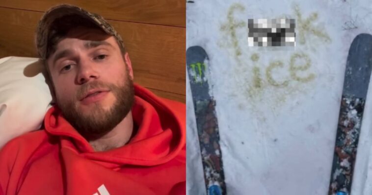 new-video:-british-american-olympic-skier-gus-kenworthy-plays-victim-after-urinating-vulgar-anti-ice-message-in-snow-ahead-of-winter-games