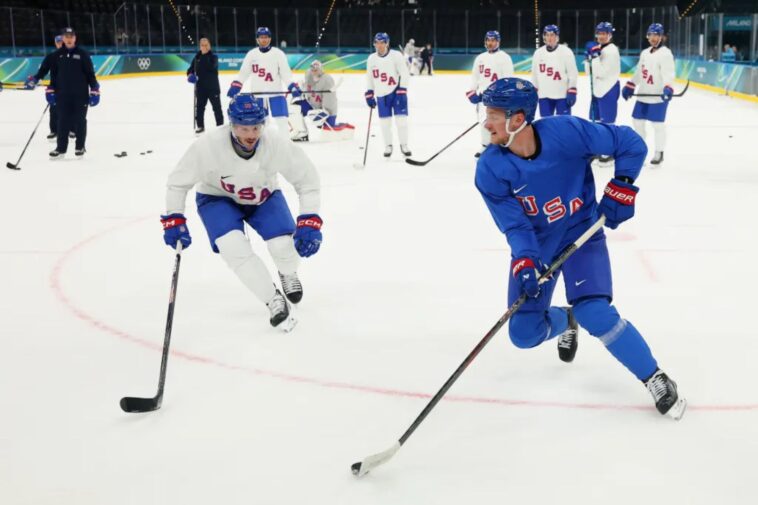 us-men’s-hockey-team-is-going-all-in-on-the-olympic-village-experience