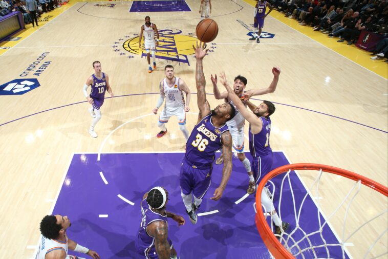 lakers’-rebounding-woes-set-tone-in-loss-to-thunder-as-three-game-winning-streak-ends