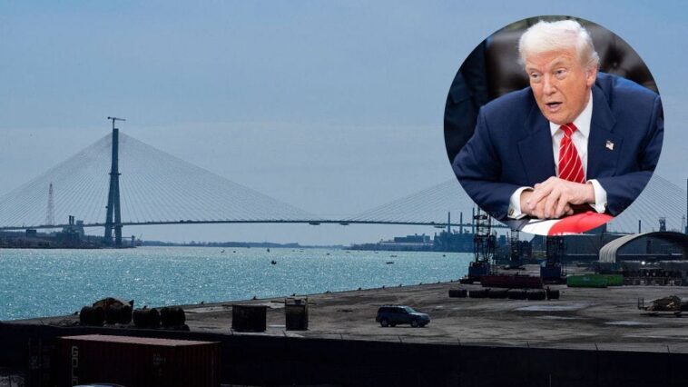 trump-rips-canada,-threatens-to-shut-down-grand-opening-of-bridge-connecting-ontario-to-michigan