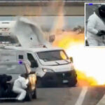 masked-gang-blows-up-armored-van-full-of-money-in-brazen-‘italian-job’-style-heist