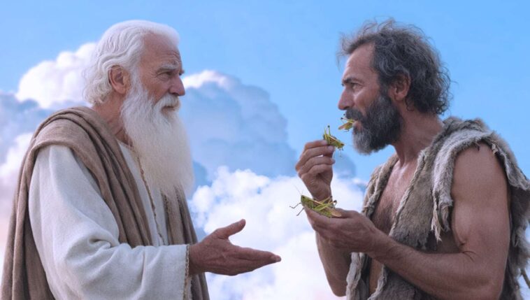 peter-trying-to-explain-to-john-the-baptist-he-doesn’t-have-to-eat-bugs-anymore