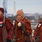 through-winter-storms-and-injury,-buddhist-monks-finish-2,300-mile-‘walk-for-peace’-to-washington,-dc