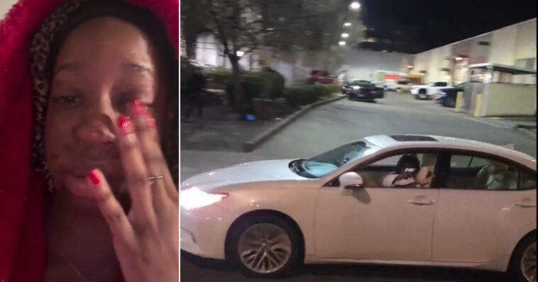 graphic-videos:-unhinged-anti-iceer-attacks-live-streamers,-grabs-realistic-looking-airsoft-gun,-and-gets-face-full-of-pepper-spray,-then-loses-her-job,-too