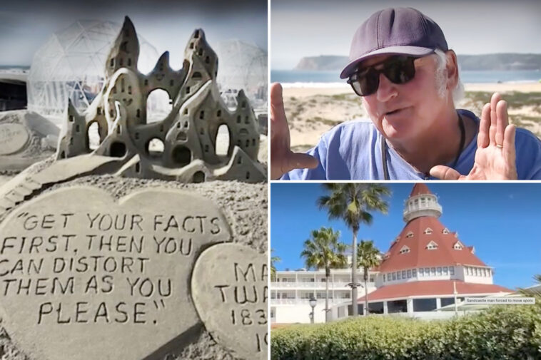 beloved-sandcastle-sculptor-banned-by-san-diego-luxury-hotel-over-‘political-messages’